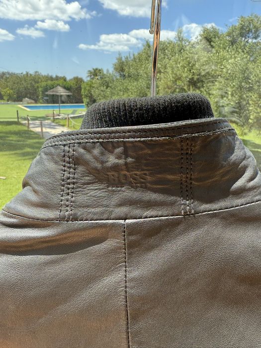 Casaco Hugo Boss De Cabedal