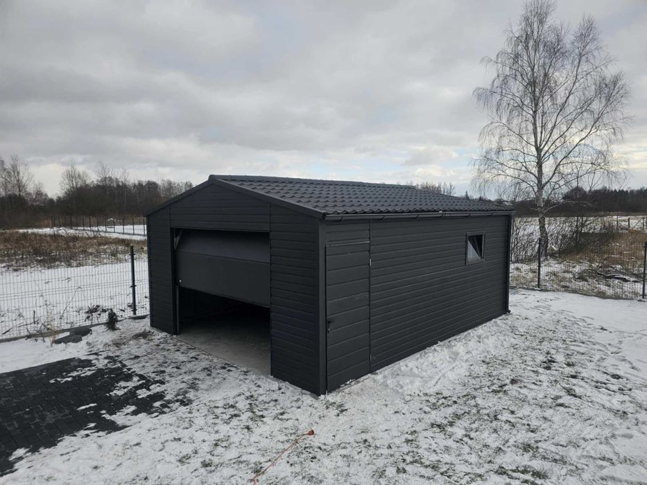 Garaż drewnopodobny 6x6