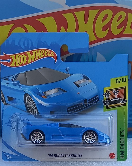 Conj 3 hot wheels 94 bugatti eb110 ss
