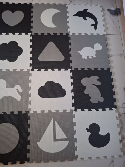 Puzzle piankowe, mata piankowa xxl 150x150 cm ToysPlanet