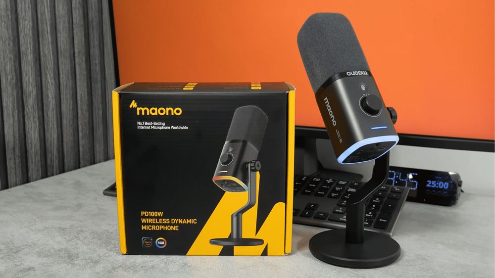 Бездротовий мікрофон Maono PD100W