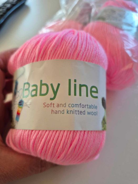 Śliczna mięciutka włóczka Baby line 50 gr. w opakow.