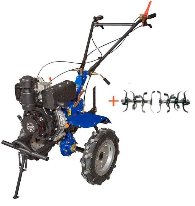 Мотоблок Powercraft МБ2060Д (4.00-10) + фреза (Заводська упаковка)