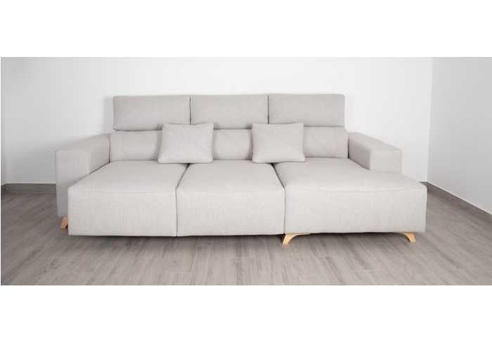 Sofá Chaiselongue + extensíveis cama - NOVO - FABRICA - Espumas HR