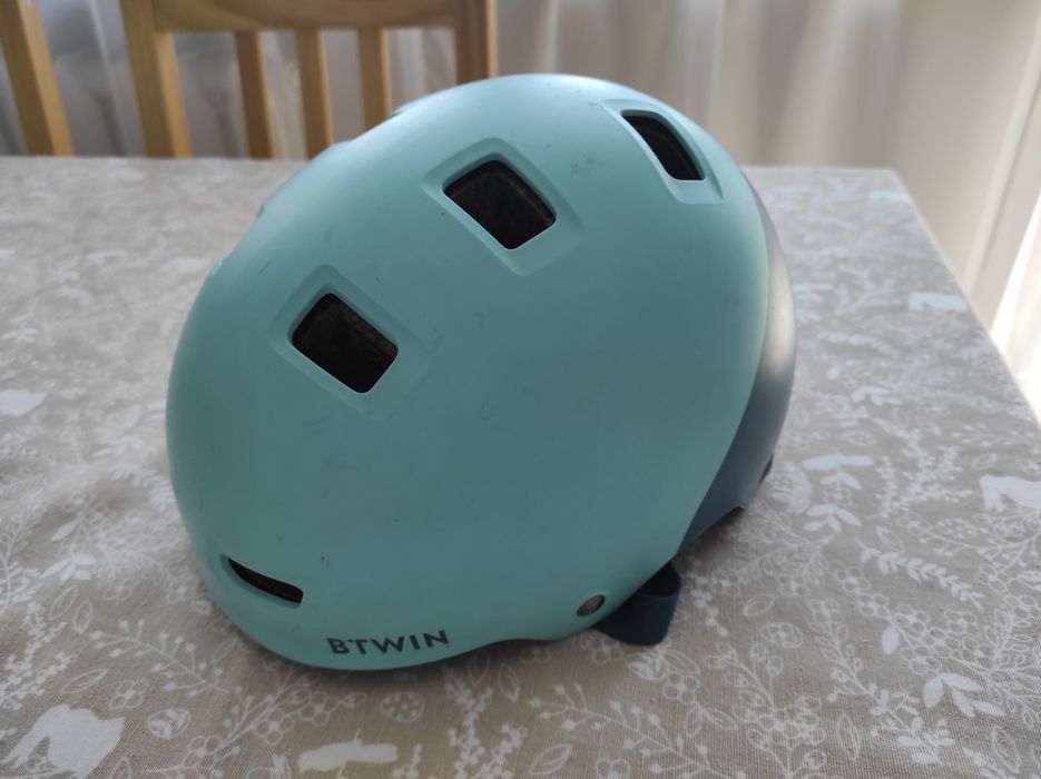 Kask rowerowy dziecięcy r S Decathlon orzeszek