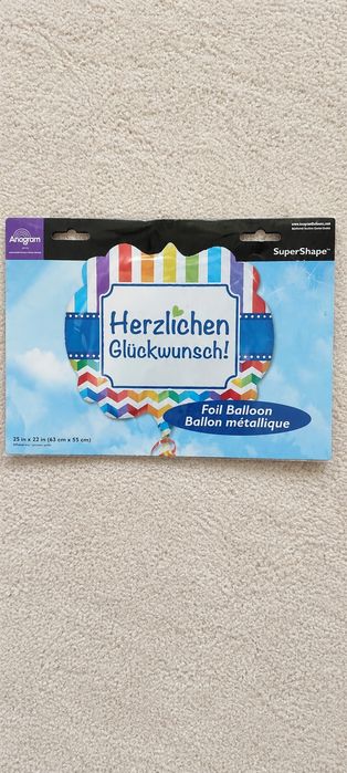 Balon foliowy Herzlichen Glückwunsch Anagram