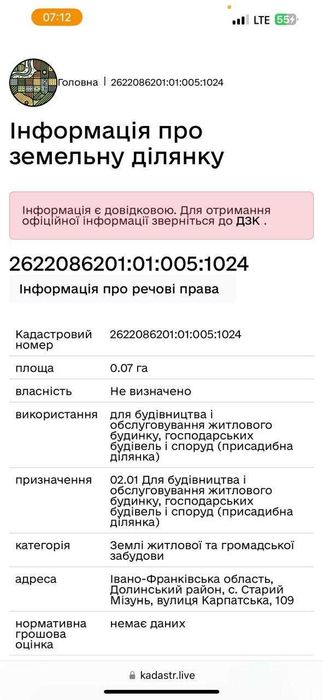 Продаж унікальної ділянки у вигляді сердця 7 соток в селі Новий Мізунь