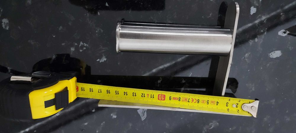 Suporte de parede para rolos de papel higiénico em inox