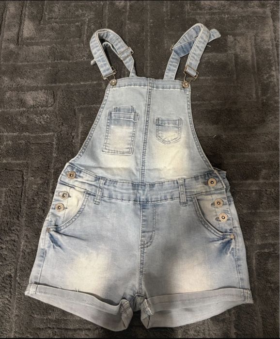 Ogrodniczki dla dziewczynki spodenki r 146