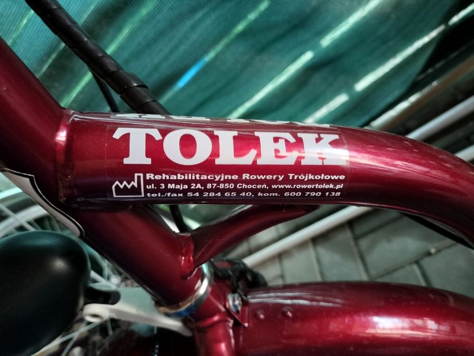 Rower trójkołowy elektryczny Tolek