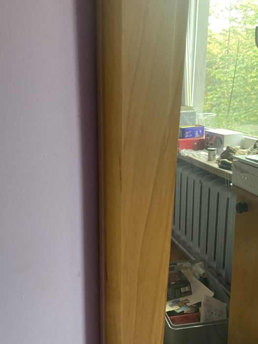 Lustro w ramie okleina drewniana