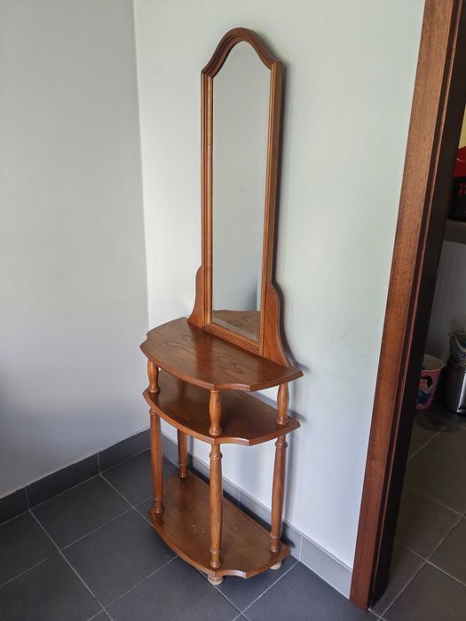 Móvel de Entrada com Espelho | 58x170x30 cm