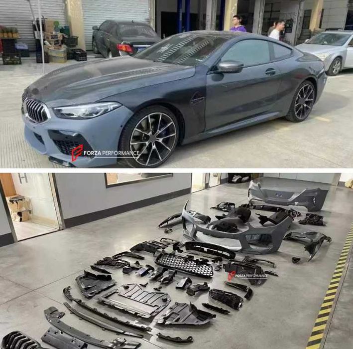 Обвес BMW 8 G14 G15 M8 look 2018-2025 БМВ бампер крило Г 14 комплект