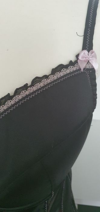 Gorset czarny piękny M/L