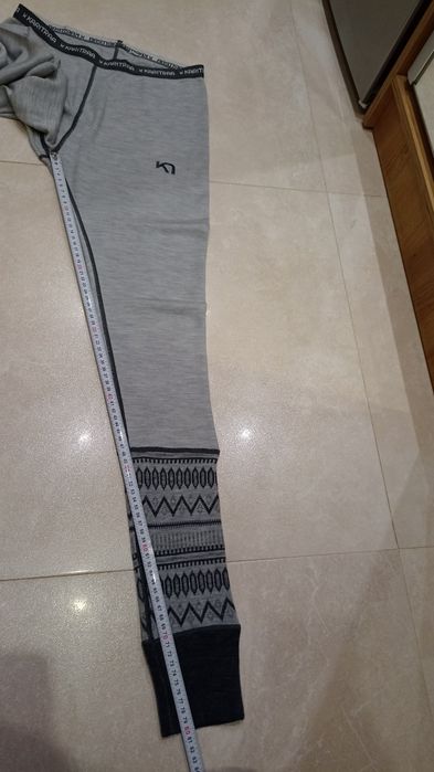 Getry legginsy termiczne wełniane, Merino Wool wełna Kari Traa M 38
