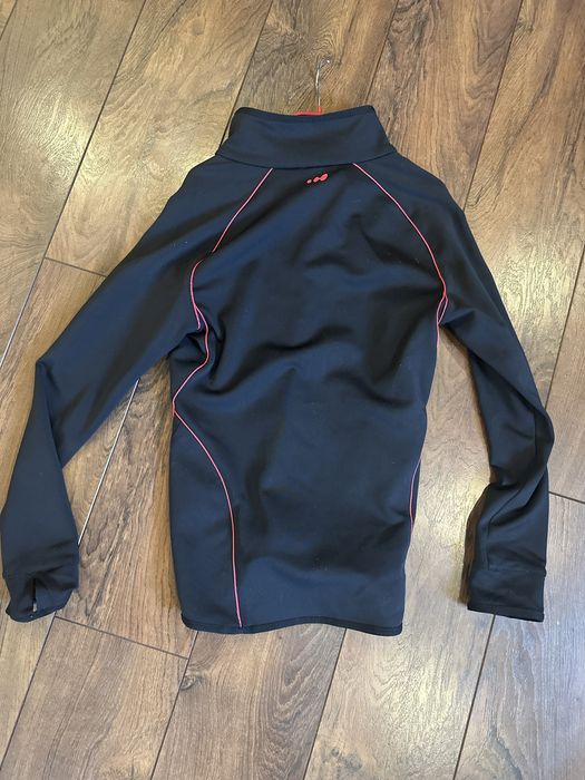 Bluza termiczna termo czarna damska half zip