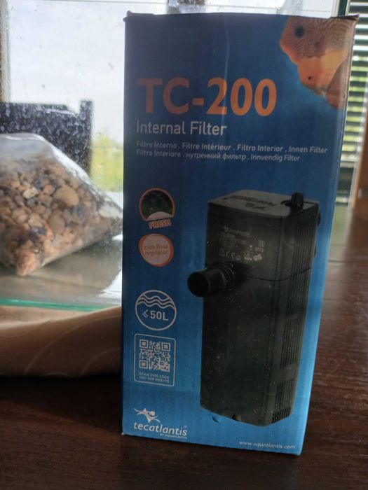 Aquário completo com filtro