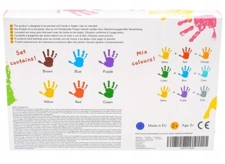 Farby do malowania palcami