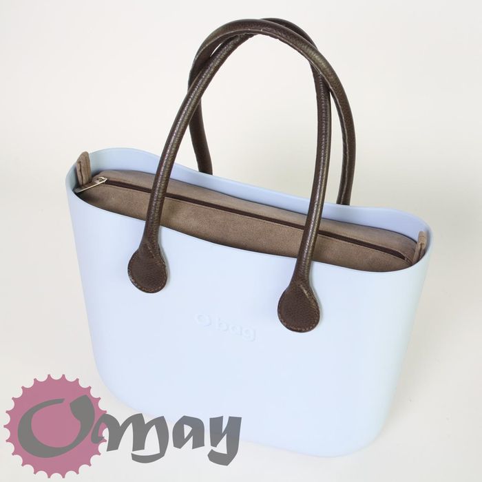 organizer do OBAG STANDARD eko skóra brąz beż 2 kieszenie OMAY.pl