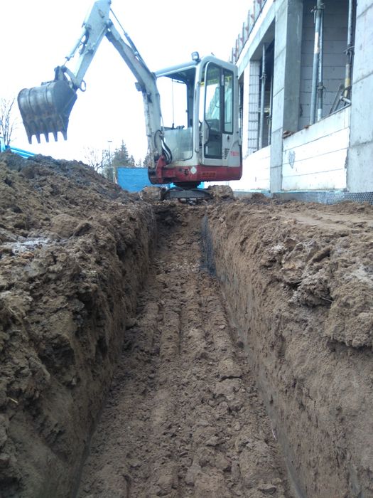 USŁUGI MINIKOPARKA koparka wywrotka Łask Kolumna Dobroń Zelów