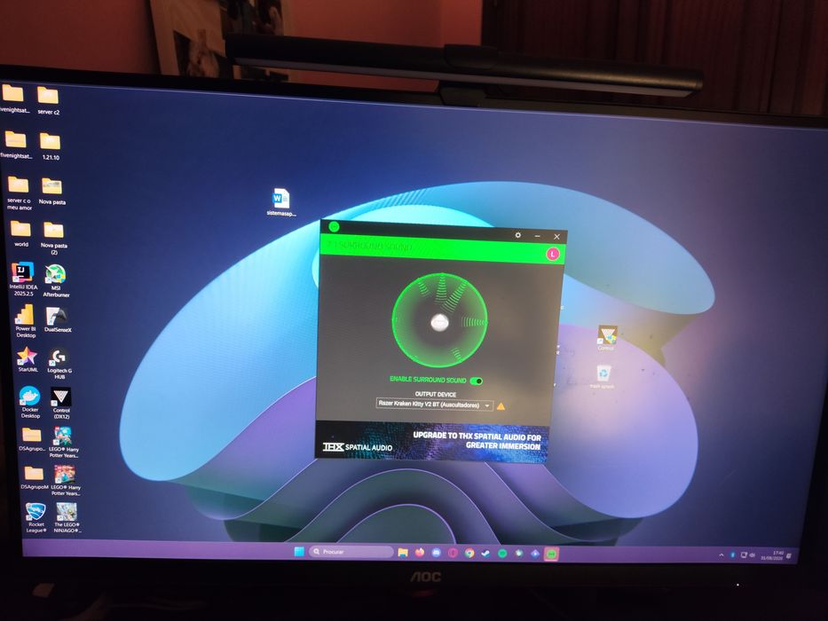 AOC Monitor 27 polegadas 2K 144HZ