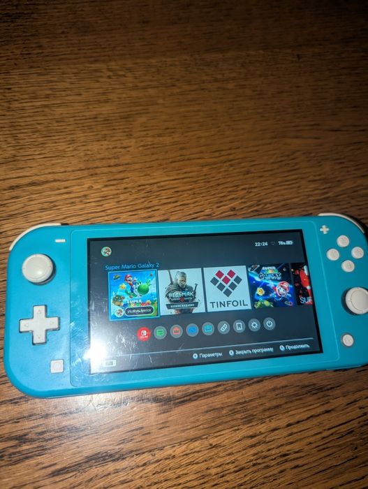 NINTENDO SWITCH LITE 64 + sd карта на 128гб  KeFiR