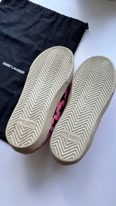 Кеди Saint Laurent Pink Suede Size 37.5