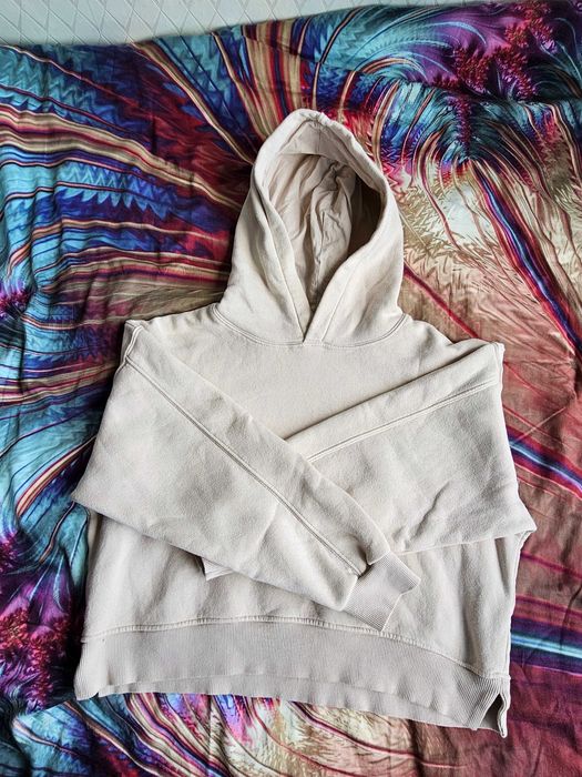 Bluza Stradivarius beżowa z kapturem basic oversize hoodie M 38