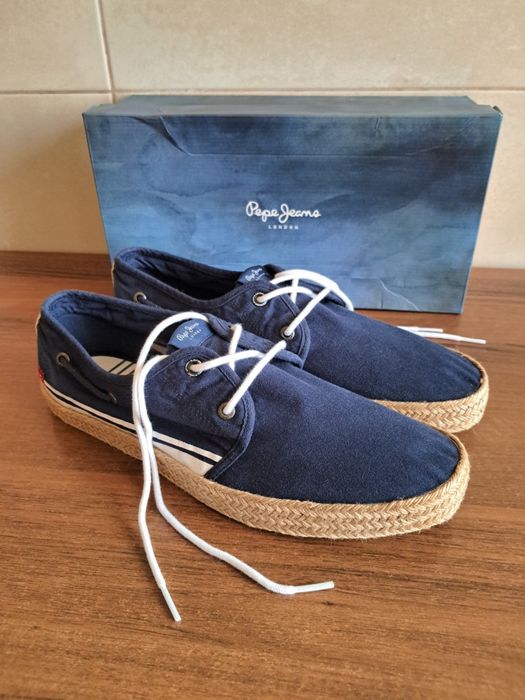 Еспадрильї, мокасини Pepe Jeans London 45 розмір.