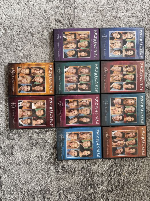 Przyjaciele kompletny serial na DVD sezon 1 do 10