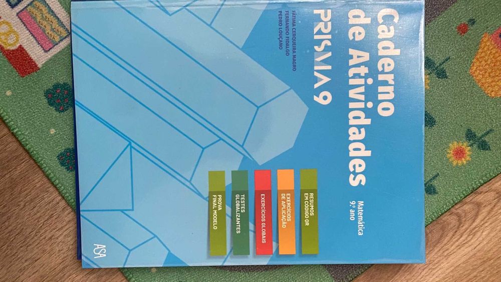 Conjunto de livros de fichas do 9 ano encadernados