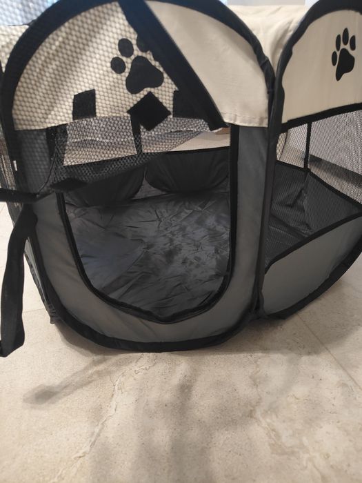 Kojec Składany  Zagroda 75x75cm Lekki Ośmiokątny | Dla Psów i Kotów