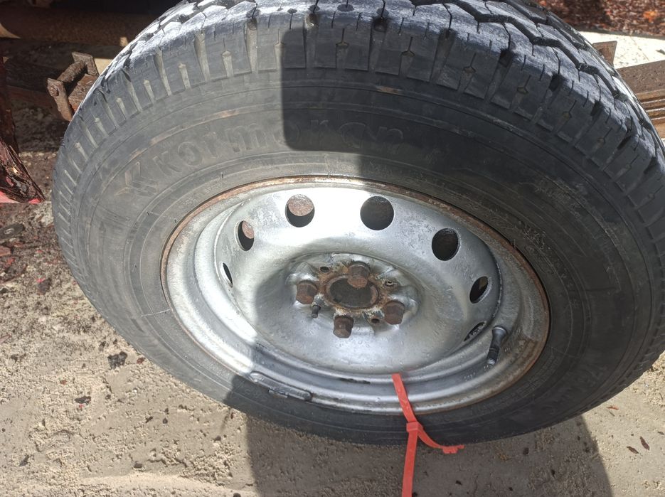 felgi stalowe opony 14c  przyczepa fiat 14 polonez 4*98 truck laweta