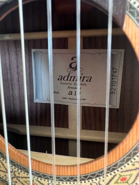 Gitara klasyczna ADMIRA A10- stan idealny, sprzęt 6-miesięczny