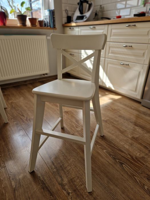 Krzesełko INGILF IKEA białe