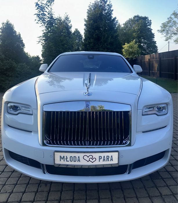 Rolls Roys Nowy biały na slub auto do slubu cala Polska