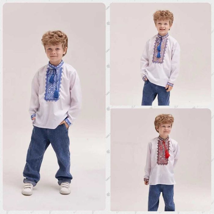 Вишиті сорочки на хлопчиків