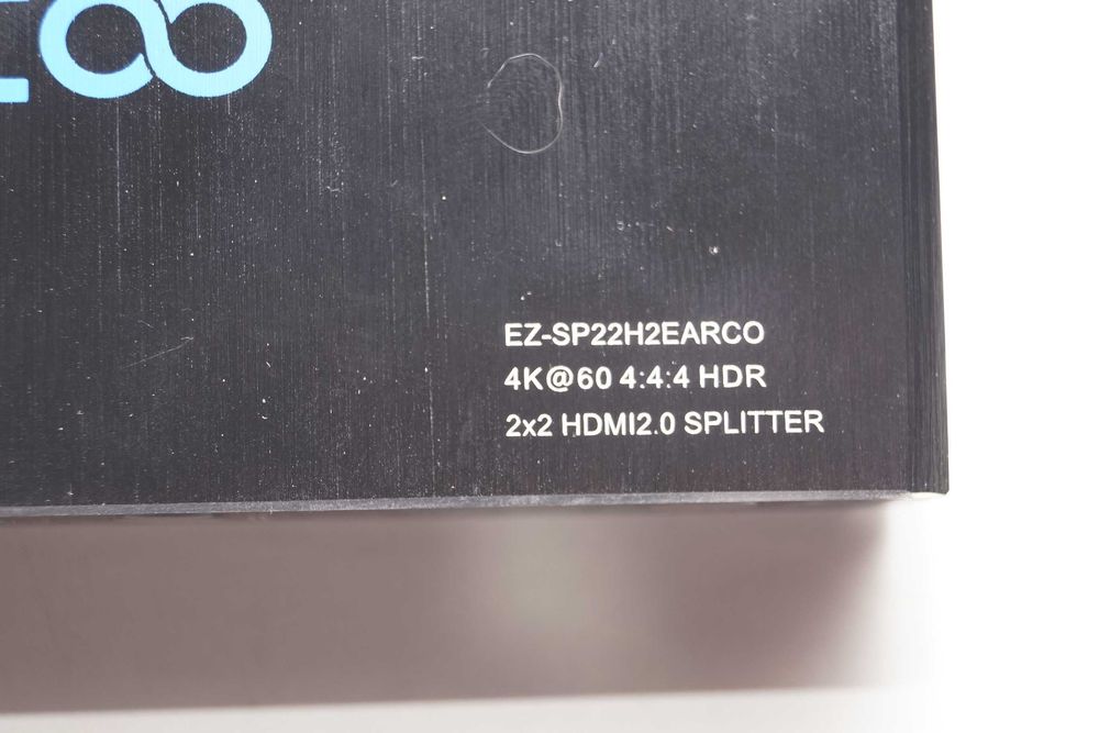 2015 Rozdzielacz HDMI ezcoo EZ-SP22H2EARCO 4K 60Hz 2x2 HDMI Splitter