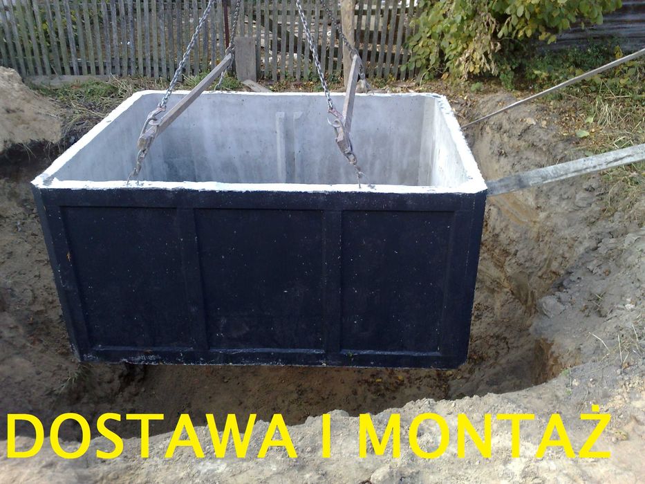Szambo szamba betonowe zbiorniki na deszczówkę Białystok