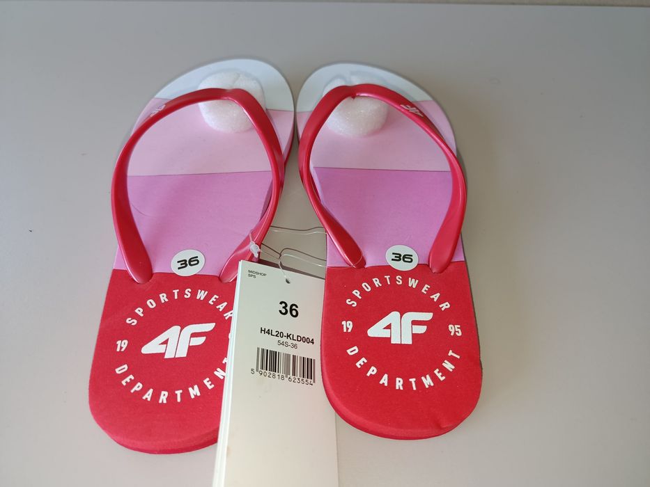 Klapki japonki damskie 4F nr 36--23 cm