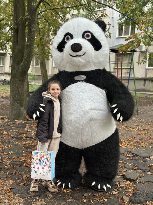 Доставка, привітання, ростові ляльки, Ведмідь, доставка кульок