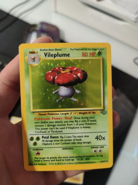 Carta Vileplume Jungle Holo