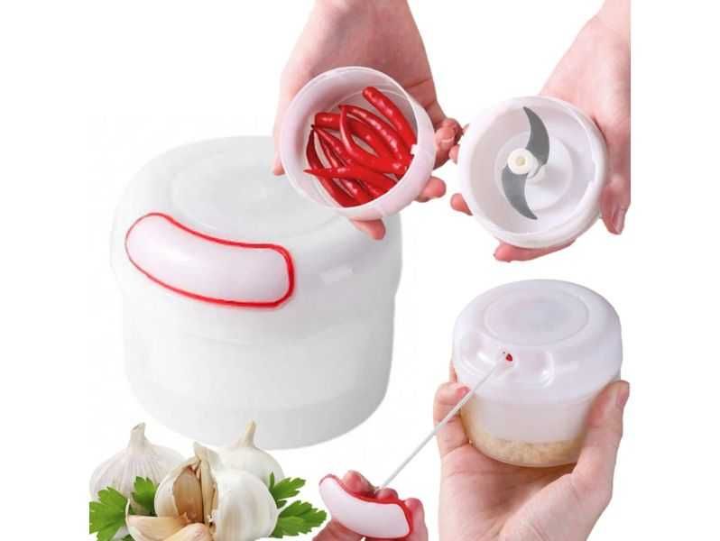 SIEKACZ Krajacz Kuchenny do WARZYW CEBULI CZOSNKU Sznurkowy Mini SUPER