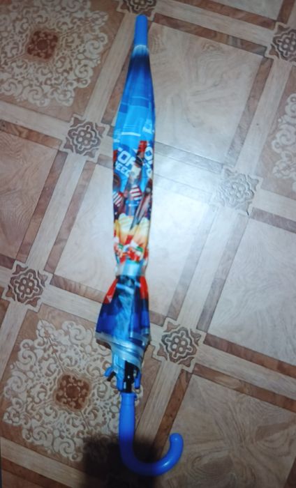 Зонтик детский, с тачками