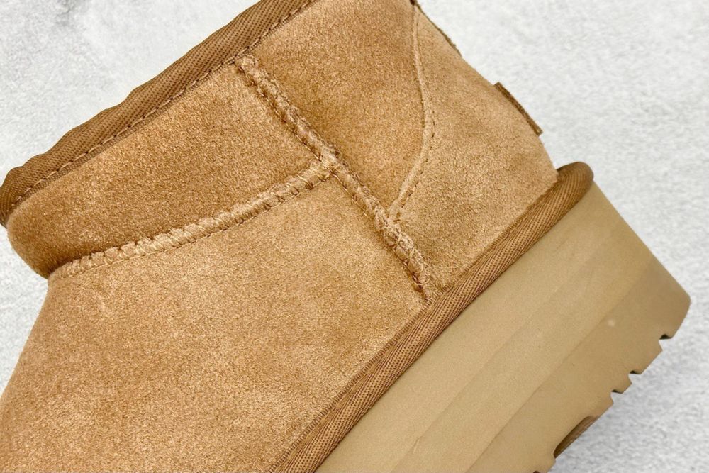 Женские угги ugg на платформе  коричневые беж наличие