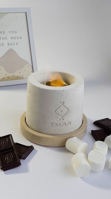 Біокамін Білий Настільний