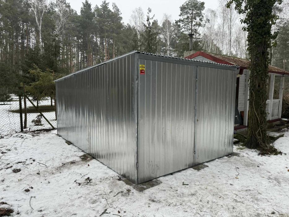 Garaż Blaszany 3x5 II gatunek LEGIONOWO