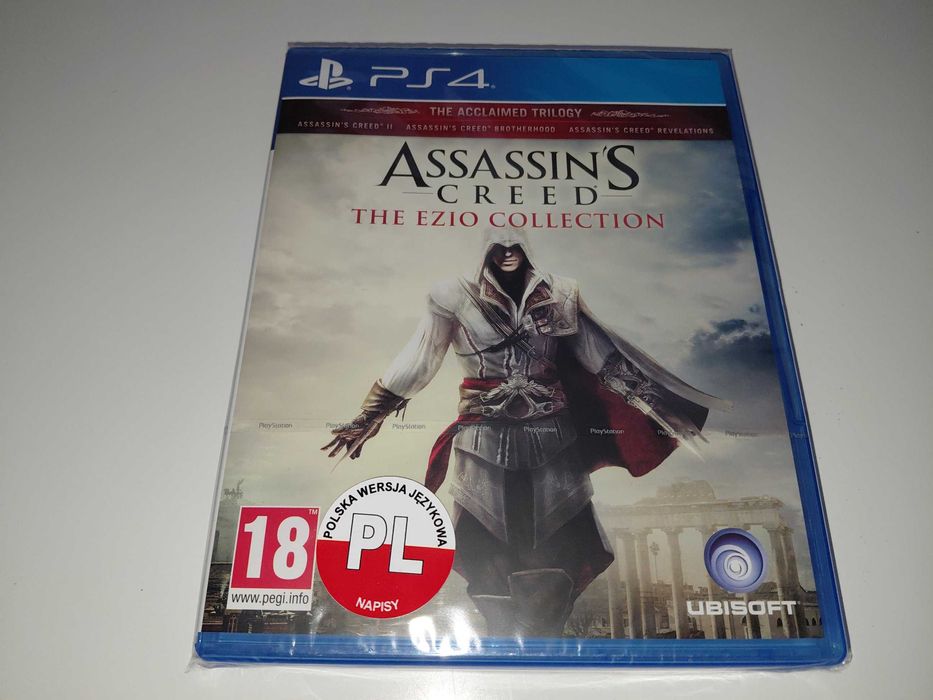 ps4 Assassins Creed The Ezio Collection PL 3 gry UNIKAT nowa!