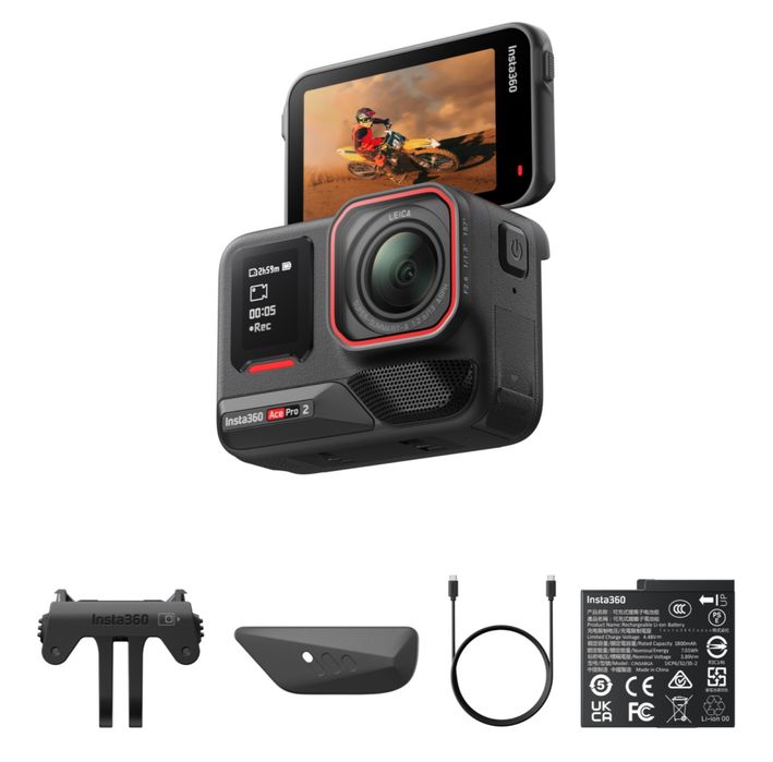 Insta360 Ace Pro 2 + аксесуари на фото