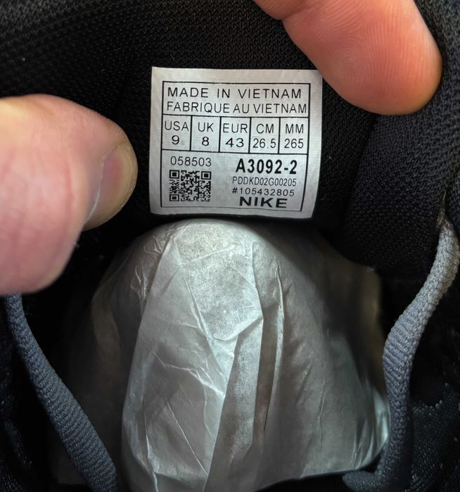 (2252) Чоловічі Кросівки Nike Air Zoom cірі (41-46)